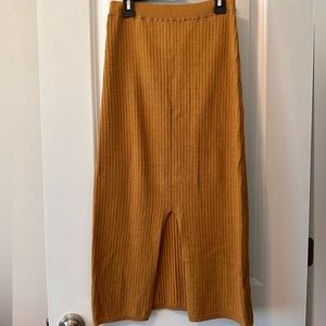 Free people slit skirt